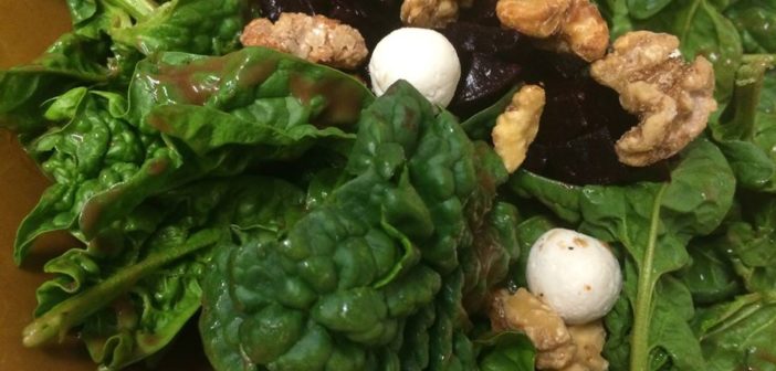 spinachbeet salad