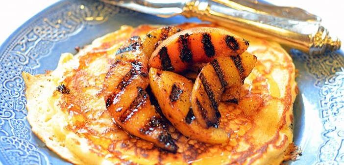 grilled peaches