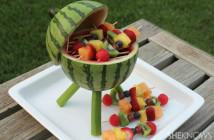 watermelon grill kabob