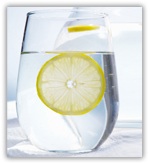 Refreshing glass of water